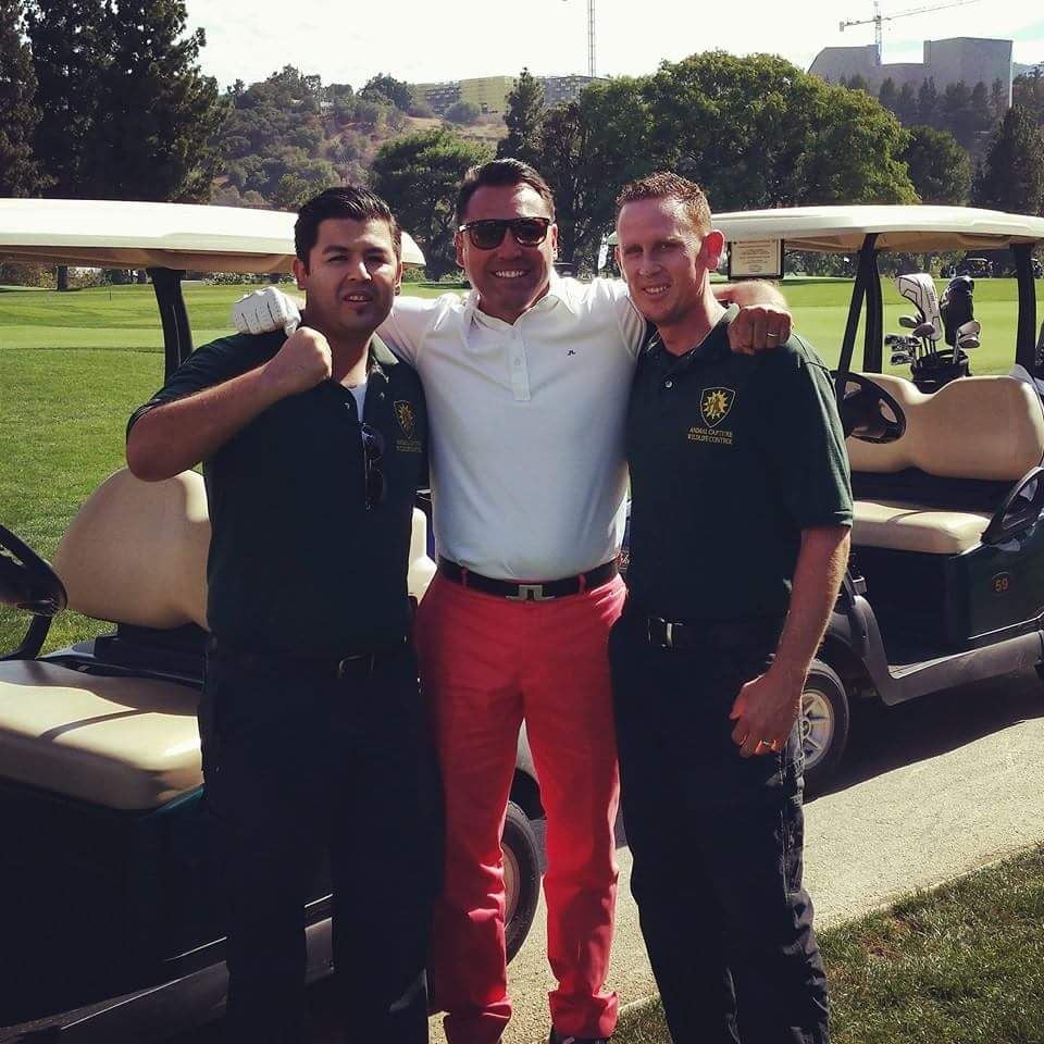 ACWC Met Oscar De La Hoya on the Golf Course