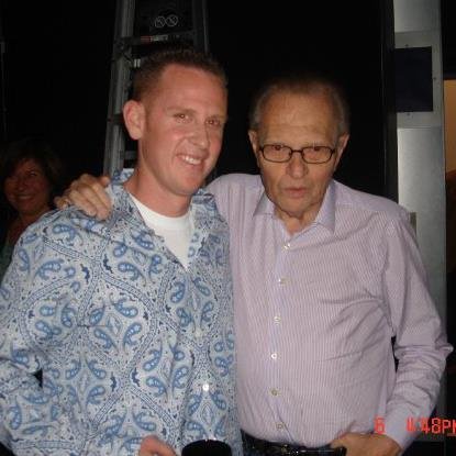 Jeremy Bailey photo with larry king